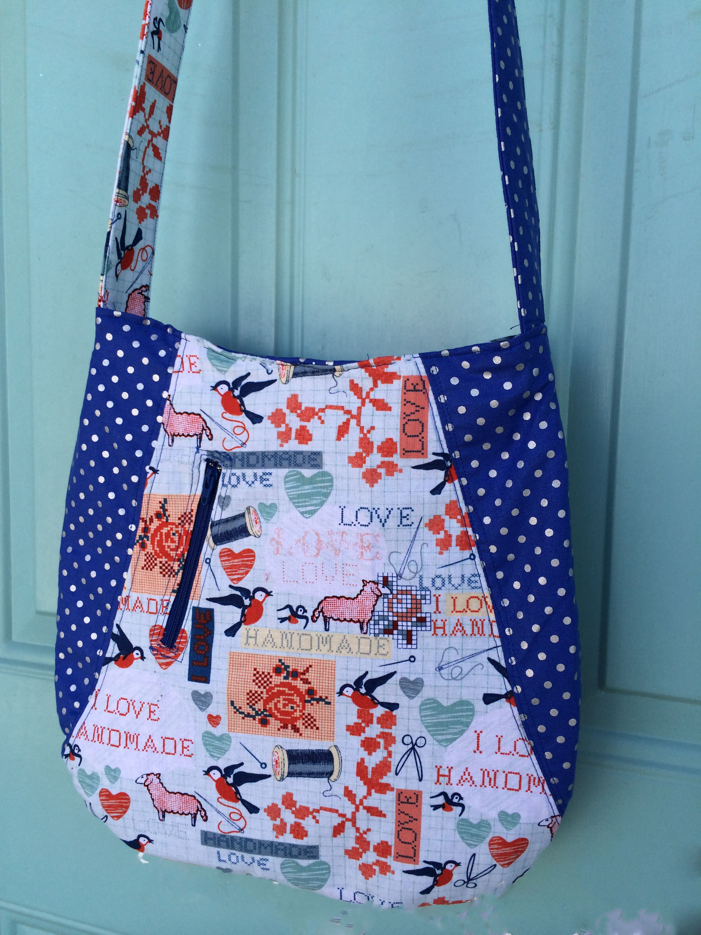 Modern Curves Tote Bag With Free Pattern The Stitching Scientist