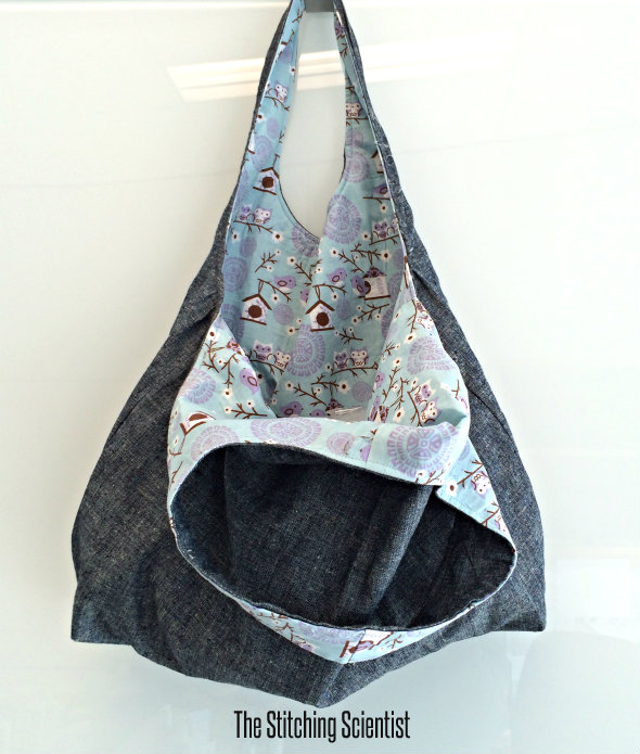 The bag has a standard box shape which is super easy to sew. This bag ...