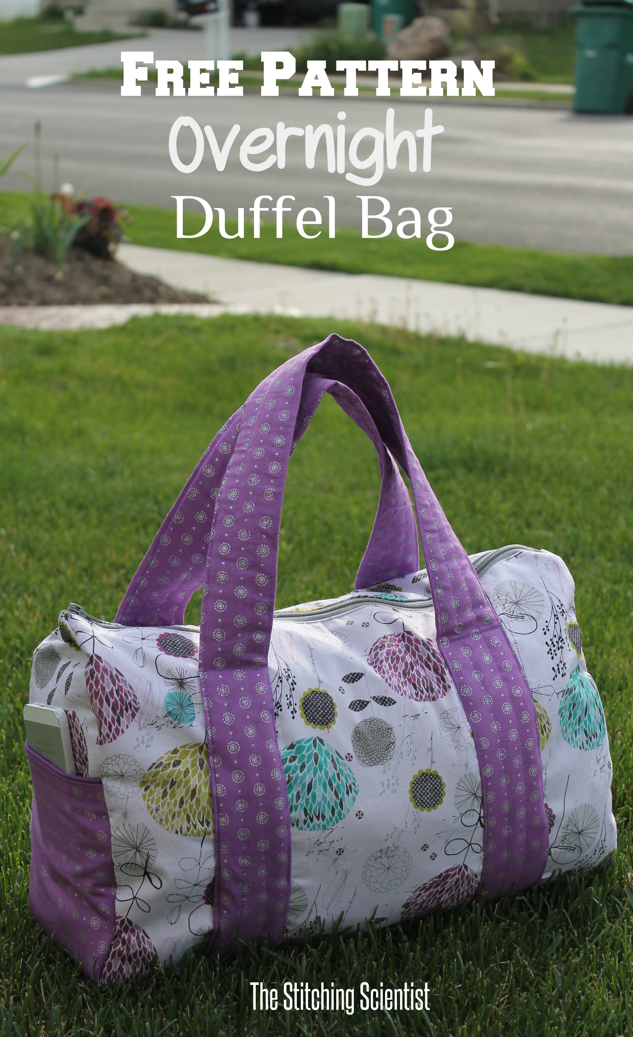 Free Pattern Overnight Duffel Bag | The Stitching Scientist