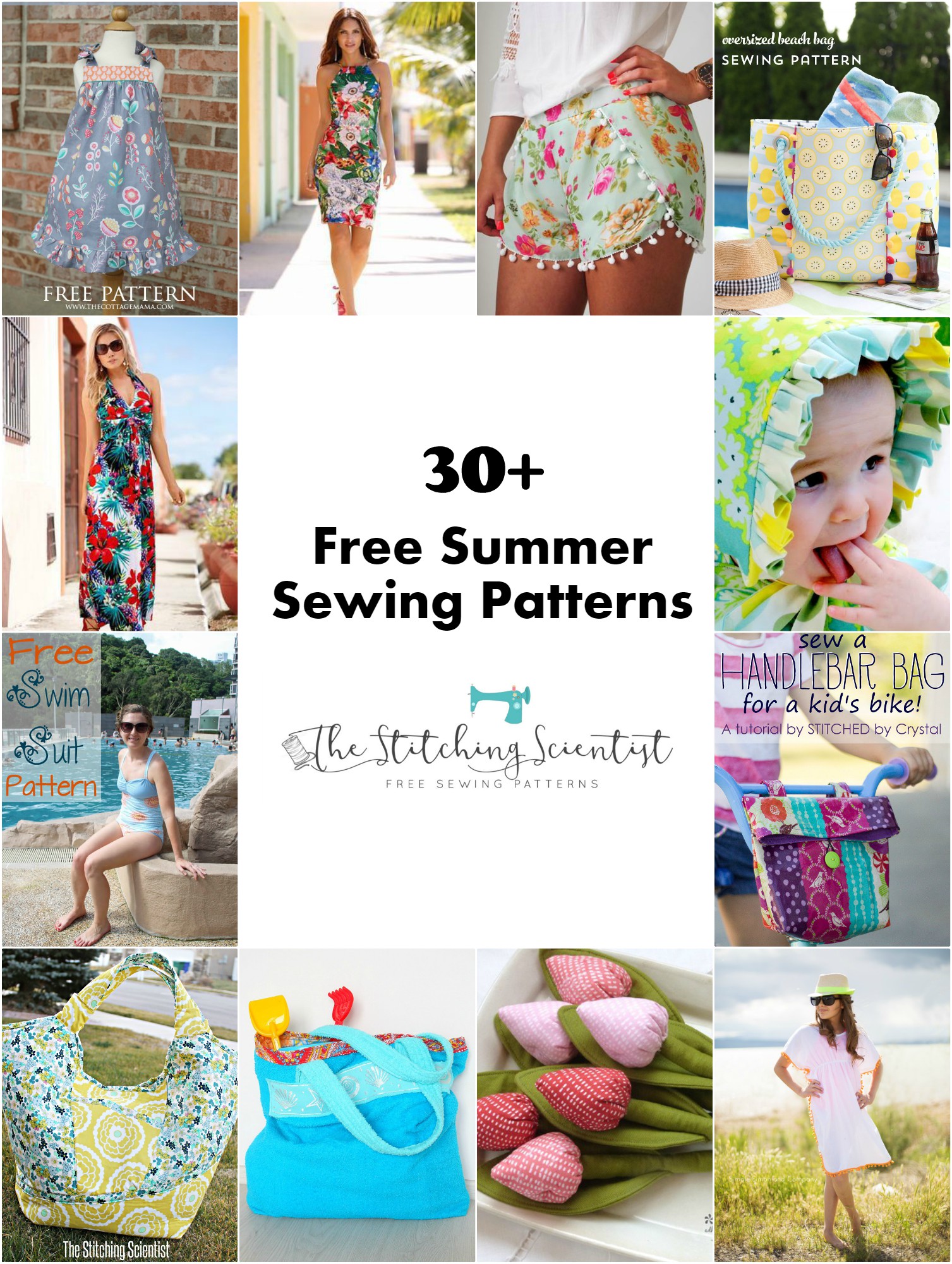 Free Summer Sewing Patterns The Stitching Scientist