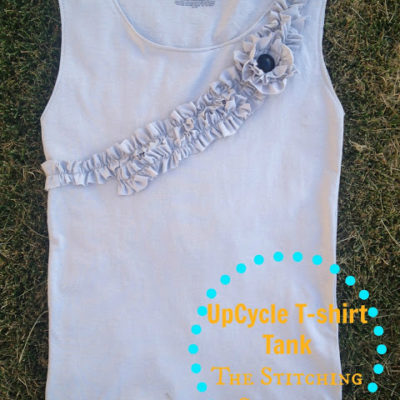 A Different Approach to the UpCycle T-Shirt Tank Top
