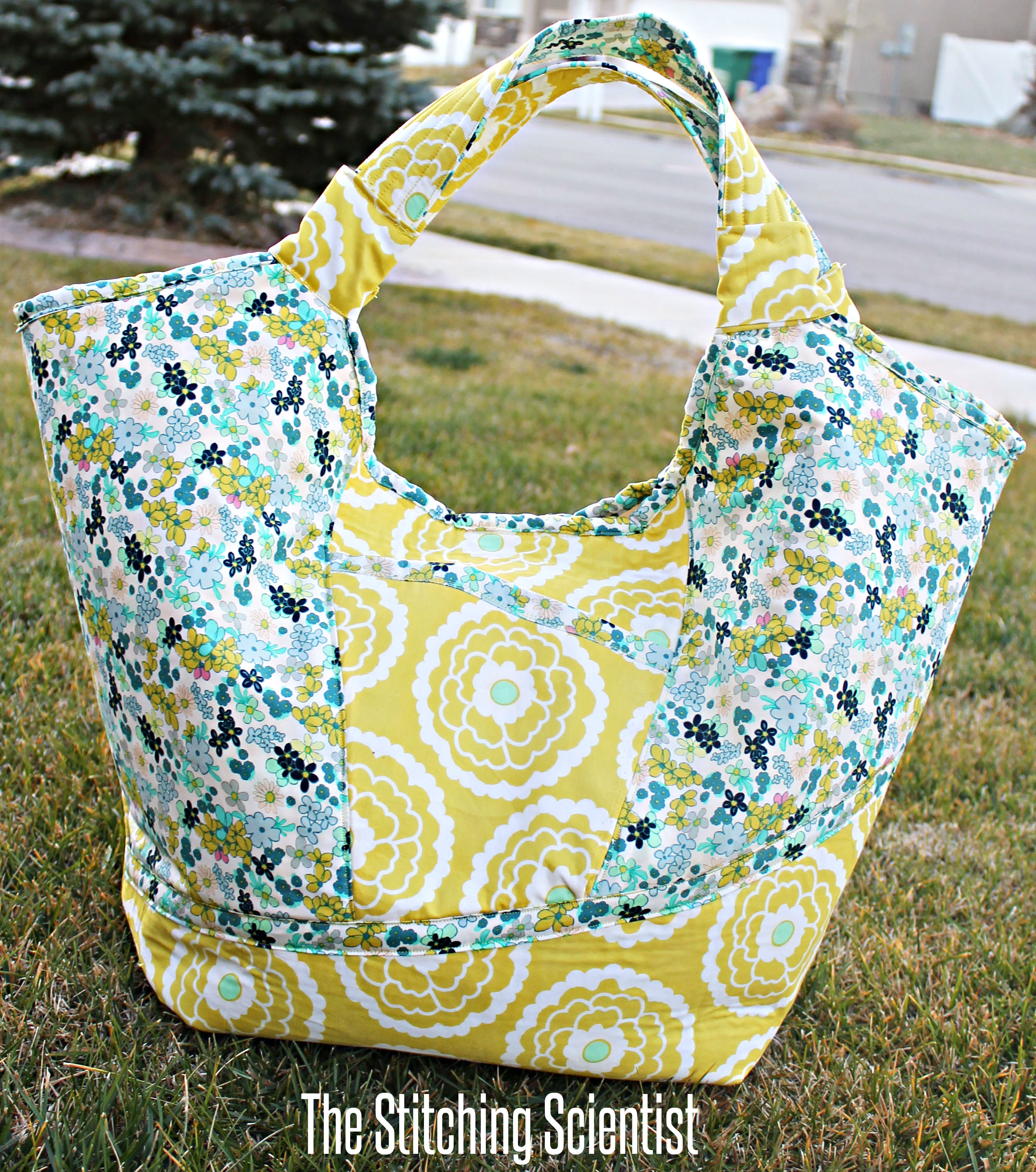 Free Tote Bag Pattern With Inside Pockets With Sewing Tutorial