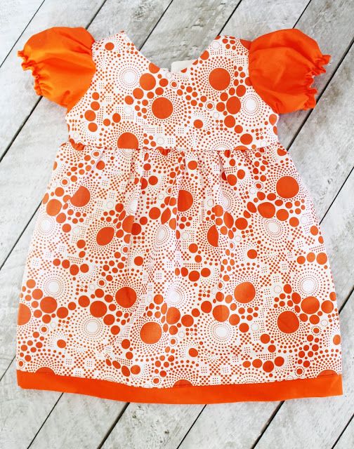 Puff Sleeve Toddler Dress with Free Sewing Pattern