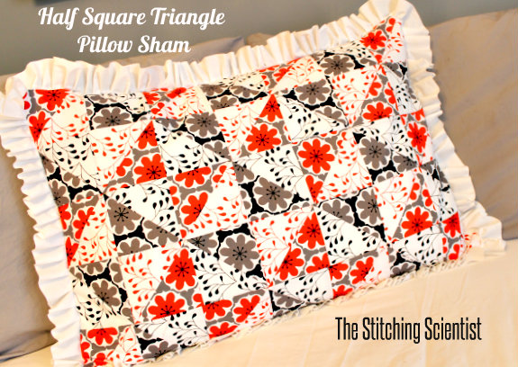 Half Square Triangle Pillow Sham