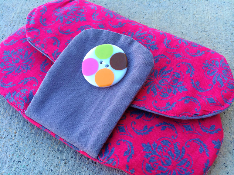 Curvy Flap Clutch with Free Pattern