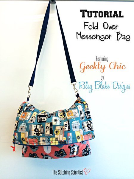 Fold Over Messenger Bag | The Stitching Scientist