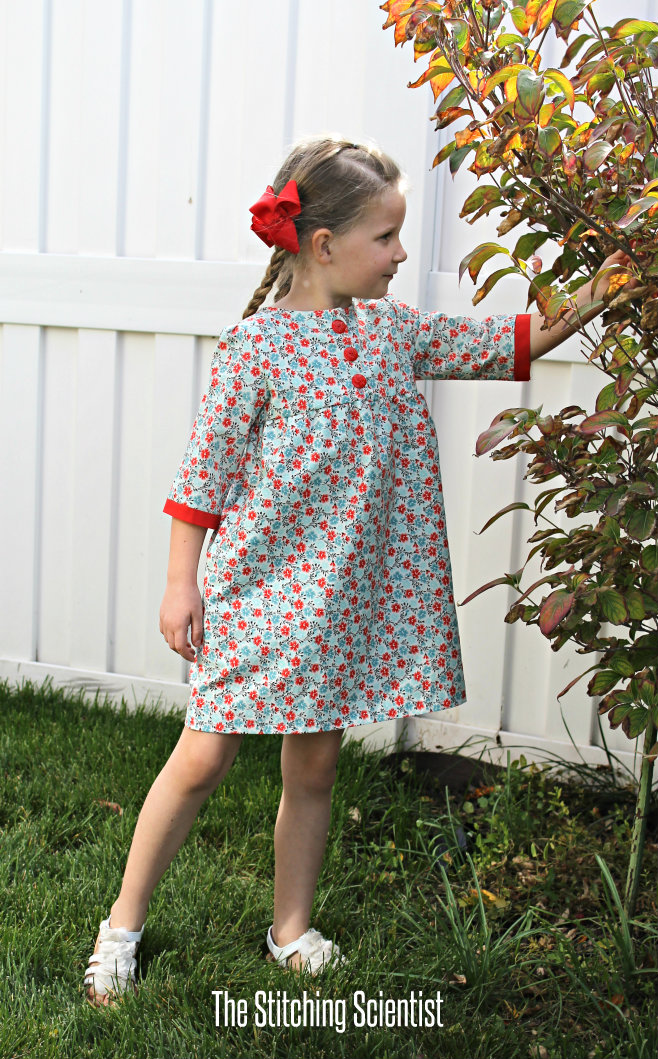 Free Pattern The Brooklyn Empire Dress | The Stitching Scientist