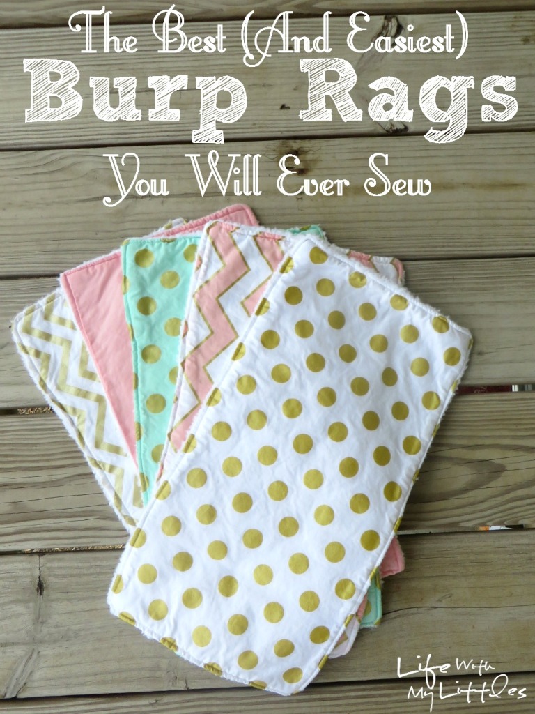 the best and easiest burp rags