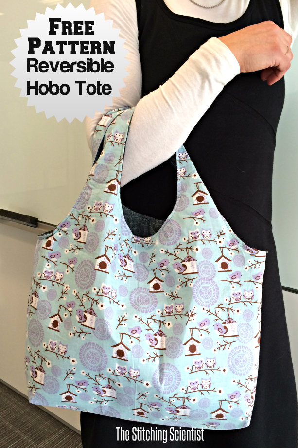 Reversible The | Scientist Beginner Pattern Hobo Bag Stitching