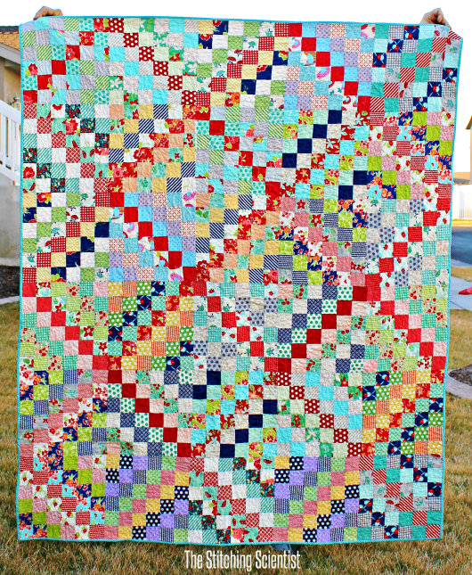 Scrappy Trip Along Quilt Pattern