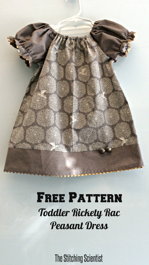 Free Toddler Peasant Dress Pattern | The Stitching Scientist