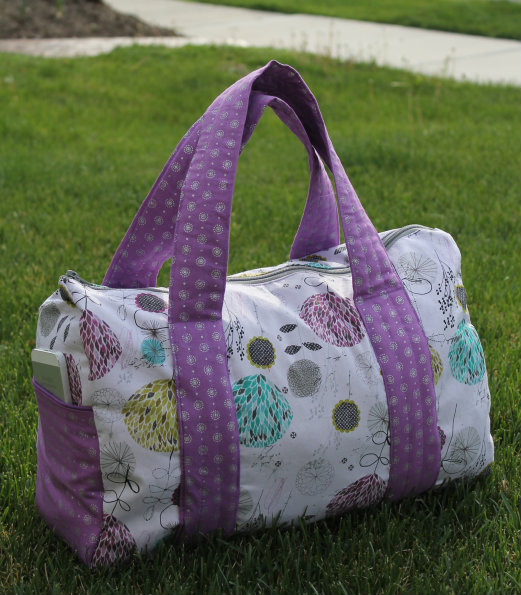 Free Pattern Overnight Duffel Bag