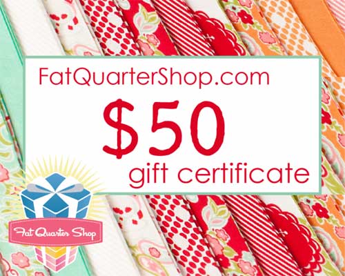 The Fat Quarter Shop Anniversary Giveaway