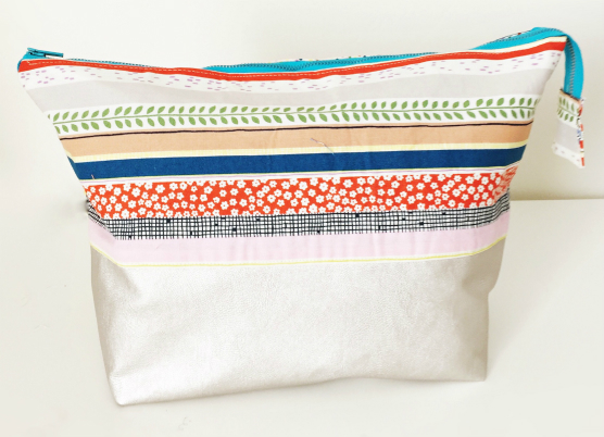 open wide zippered pouch tutorial size chart - Noodlehead