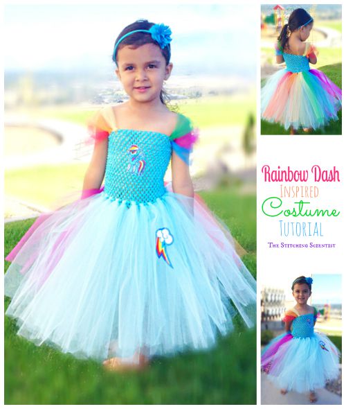 DIY Rainbow Dash Costume