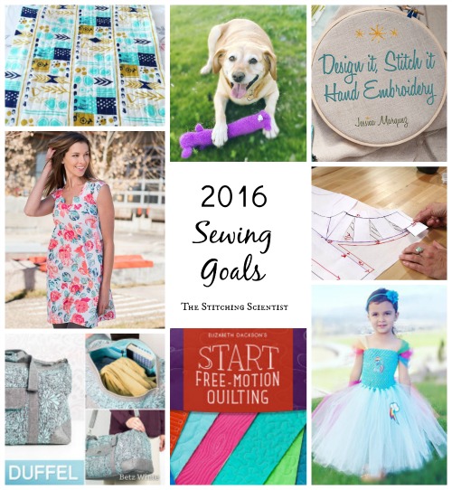 2016 Sewing Goals