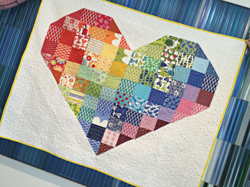 Wall Hanging Heart Quilt