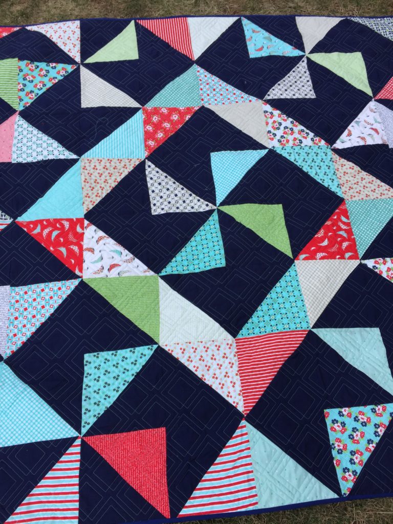 Front Square Wheel Quilt