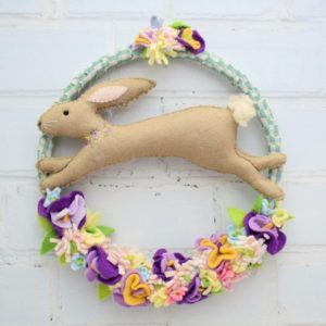 Spring Bunny Wreath