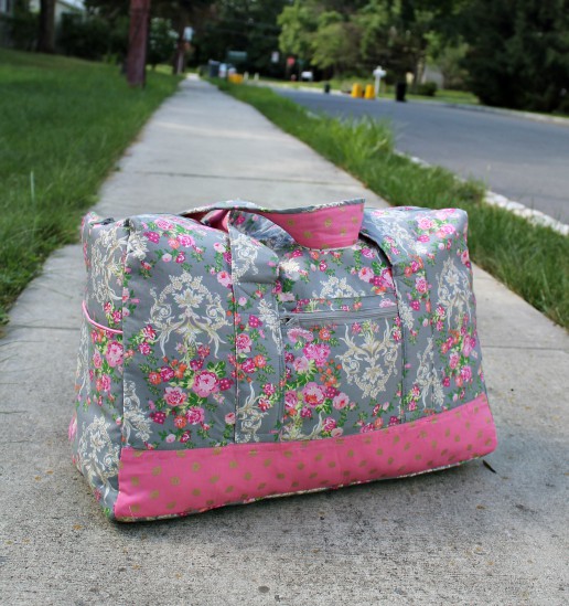 Vera Bradley inspired DIY Carryon Duffel Bag
