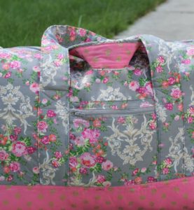 Vera Bradley inspired DIY Carryon Duffel Bag The Stitching Scientist