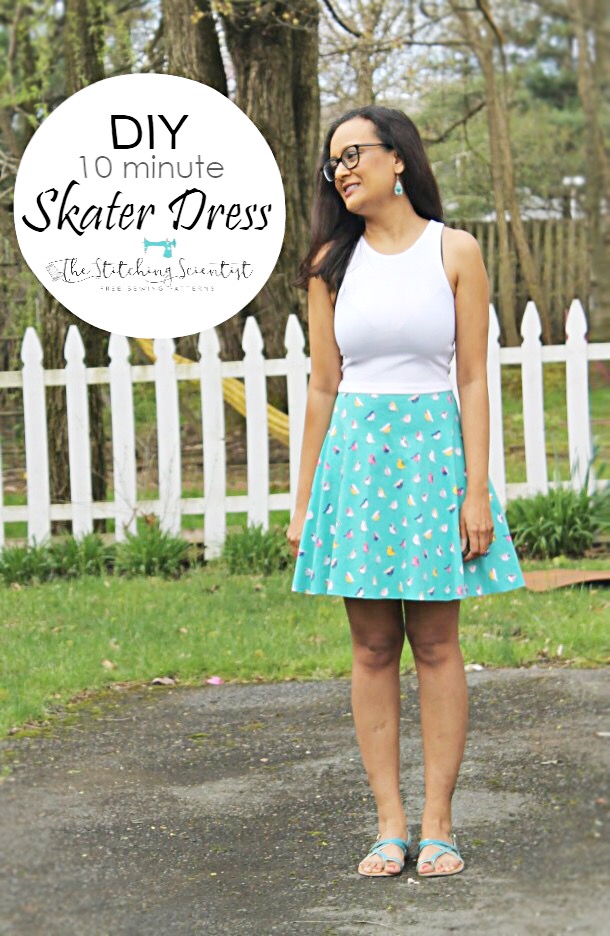 How to Make a Skater Dress without a Pattern