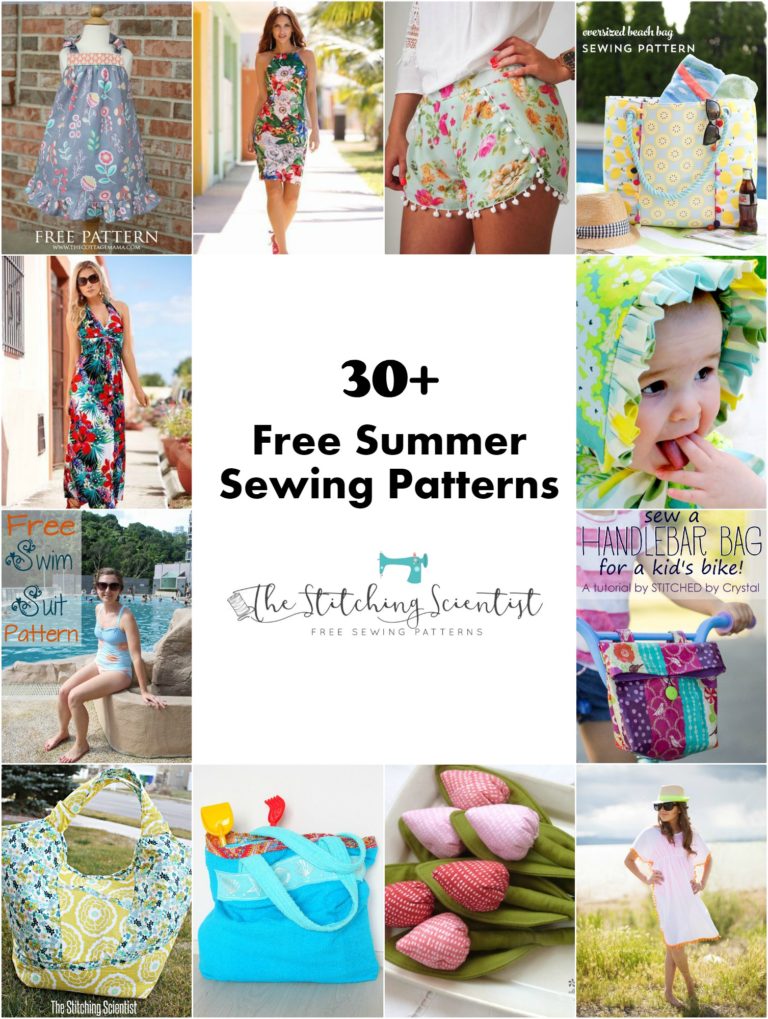 Free Summer Sewing Patterns | The Stitching Scientist
