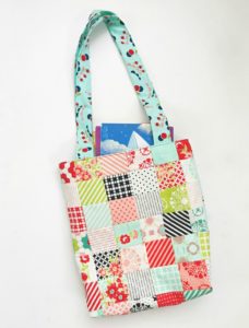 patchwork library bag