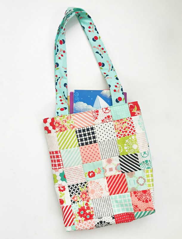 DIY Charm Pack Tote Bag Free Sewing Patterns