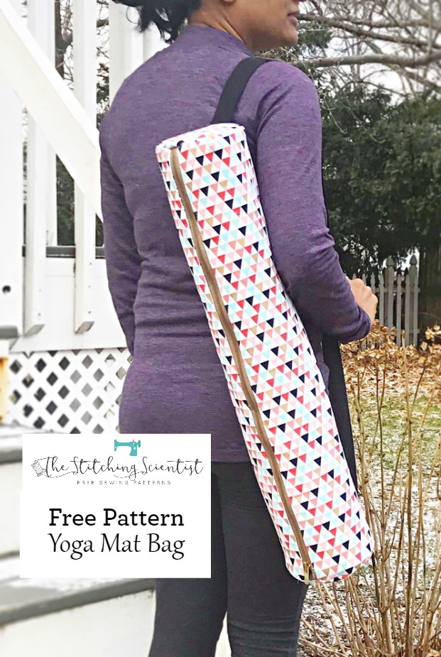 Save for later! Who's made their own yoga mat bag? It's an easy #sewin
