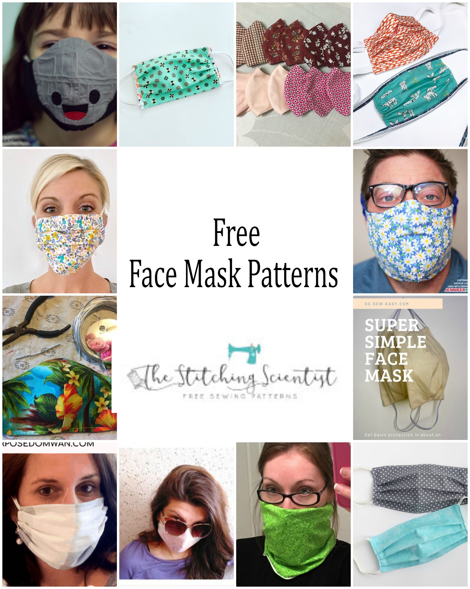 Free Face Mask Patterns DIY Face Masks Easy Face Mask Diy Printable Sewing And You