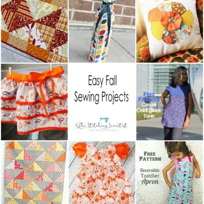 Easy Fall Sewing Projects